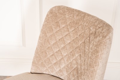 wheat quilted chair